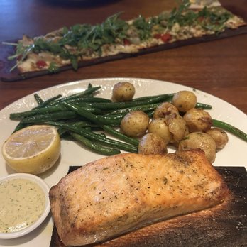 Seasons 52 - Cedar Plank - Roasted Salmon - New American Near Me - Edison, New Jersey Seasons 52 - Cedar Plank - Roasted Salmon - New American Near Me - Edison, New Jersey
