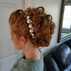 Bride hair updo by me