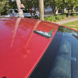 Caliber Car Wash - This is my unprotected antenna.