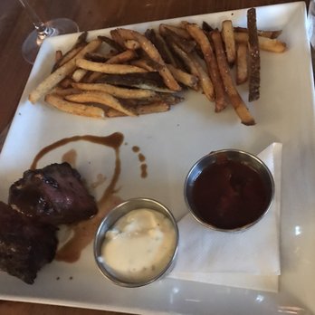 The West Table - Filet with homemade fries - New American Near Me - Lubbock, Texas The West Table - Filet with homemade fries - New American Near Me - Lubbock, Texas