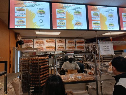 Q Bakery Sandwiches by null