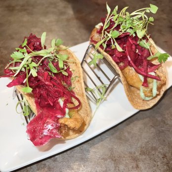 Xixa - Tempura Fish Tacos - GF, but free, dairy free - Mexican Near Me - Brooklyn, New York Xixa - Tempura Fish Tacos - GF, but free, dairy free - Mexican Near Me - Brooklyn, New York