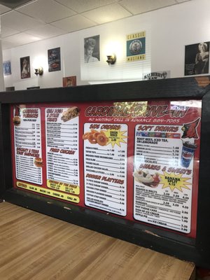 Menu photo 4 Cardinal Drive-In Brevard, NC