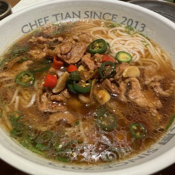 Chef Tian - Pork Noodle Soup - Chinese Near Me - Irvine, California Chef Tian - Pork Noodle Soup - Chinese Near Me - Irvine, California