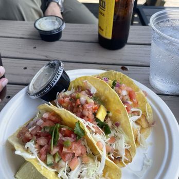 The Back Deck - Corn tortillas with Fish tacos - Seafood Near Me - Virginia Beach, Virginia The Back Deck - Corn tortillas with Fish tacos - Seafood Near Me - Virginia Beach, Virginia