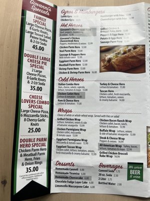 Menu photo 1 Giovanni's Pizza & Restaurant Wappingers Falls, NY Menu photo 1 Giovanni's Pizza & Restaurant Wappingers Falls, NY