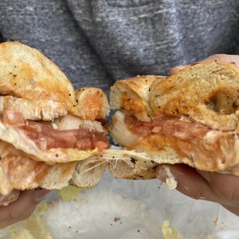 The Bagel Bar Cafe - Buffalo chicken bagelwich - Bagels Near Me - Kutztown, Pennsylvania The Bagel Bar Cafe - Buffalo chicken bagelwich - Bagels Near Me - Kutztown, Pennsylvania