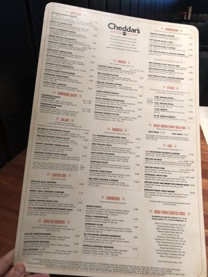 Menu photo 7 Cheddar's Scratch Kitchen Morgantown, WV
