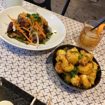 Chow Yum - Salt & Peppered Cauliflower & Nuac Cham Ribs - Asian Fusion Near Me - Baton Rouge, Louisiana