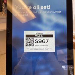 Department Of Motor Vehicles - Self check in kiosk