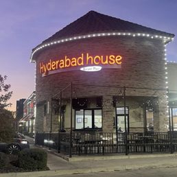 Exterior outside entrance of Hyderabad house - Irving, Texas Exterior outside entrance of Hyderabad house - Irving, Texas