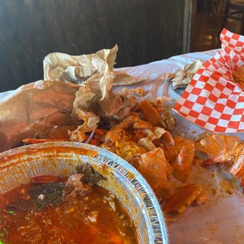 Red Claws Crab Shack - We tore this boil up! So good! - Cajun/Creole Near Me - Arlington, Texas Red Claws Crab Shack - We tore this boil up! So good! - Cajun/Creole Near Me - Arlington, Texas