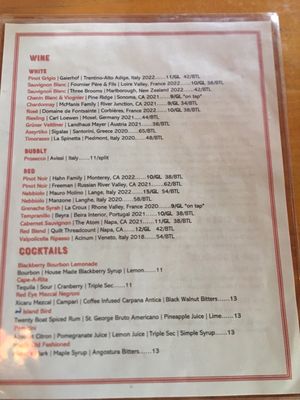 Menu photo 1 The Block & Tackle Wellfleet, MA