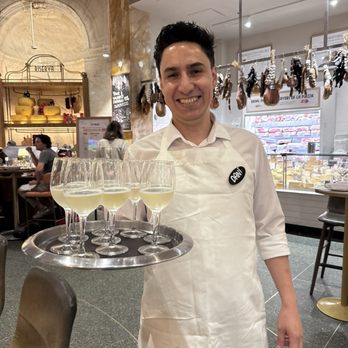 Eataly - Flatiron - Happy hour!! They passed our Prosecco!! - Italian Near Me - New York, New York