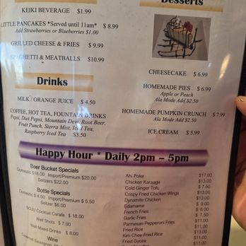Eagle Cafe - Happy hour specials - Breakfast & Brunch Near Me - Honolulu, Hawaii