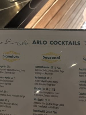 Menu photo 1 Arlo Kitchen and Bar Northport, NY