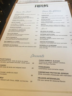 Menu photo 7 Fuegos del Sur Doral, FL Menu photo 7 Fuegos del Sur Doral, FL
