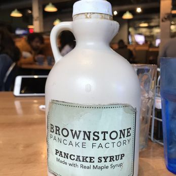 Brownstone Pancake Factory - Brownstone syrup - Breakfast & Brunch Near Me - Edgewater, New Jersey
