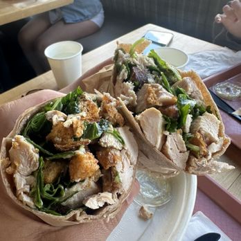 Windmill Food Hall - Chicken Kale Cesar Wrap - this was fire - Food Court Near Me - Carlsbad, California Windmill Food Hall - Chicken Kale Cesar Wrap - this was fire - Food Court Near Me - Carlsbad, California