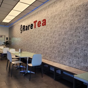 Rare Tea - the interior of a cafe - Bubble Tea Near Me - Clovis, California
