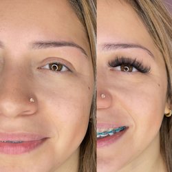 Rozy Eyebrow Threading - Volume lashes