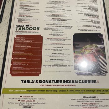 Tabla Indian Restaurant - Menu - Indian Near Me - Orlando, Florida Tabla Indian Restaurant - Menu - Indian Near Me - Orlando, Florida