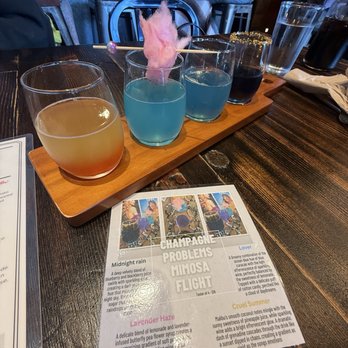 Blvd Bistro - Champagne problems mimosa flight (Taylor swift theme) - Breakfast & Brunch Near Me - North Vancouver, British Columbia Blvd Bistro - Champagne problems mimosa flight (Taylor swift theme) - Breakfast & Brunch Near Me - North Vancouver, British Columbia