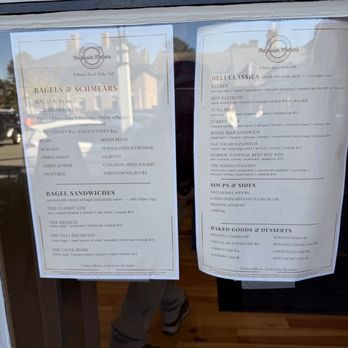 The Jewish Mother’s - Menu from outside - Bagels Near Me - Williamsburg, Virginia