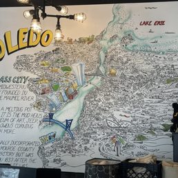 Mural in establishment