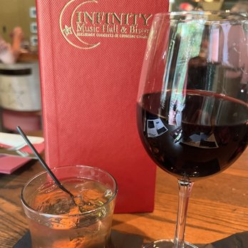 Infinity Bistro - a glass of wine and a drink - New American Near Me - Norfolk, Connecticut