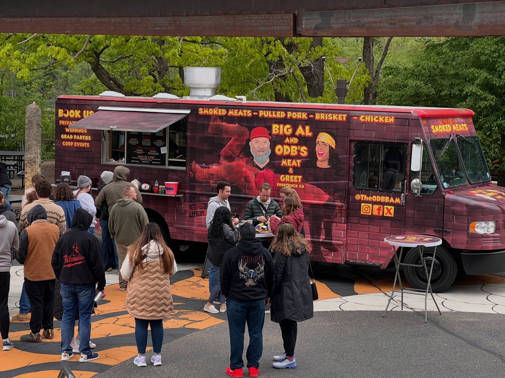 Big AL & ODB's Meat and Greet Food Truck Logo