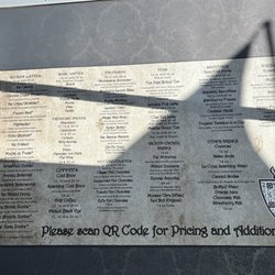 The Wicked Bean - Current menu