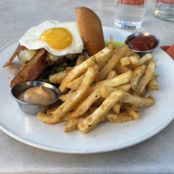 Chef Geoff's West End - Hangover burger - New American Near Me - Washington, DC, District of Columbia Chef Geoff's West End - Hangover burger - New American Near Me - Washington, DC, District of Columbia