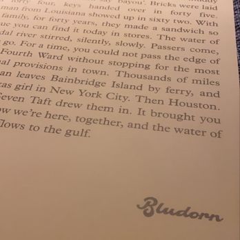 Bludorn - Story - New American Near Me - Houston, Texas