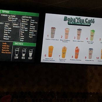 Boba Tea Cafe - Menu! - Bubble Tea Near Me - Niagara Falls, New York