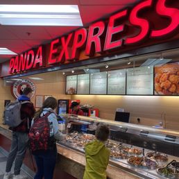 people standing in line at the counter