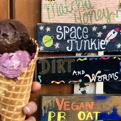 Little Man Ice Cream - Space junkie and dirt & worms