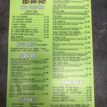 Dill's Deli & Bbq - Menu - Delis Near Me - Redding, California