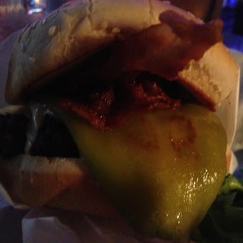 Bigs - Ortega burger (w green chile & bacon) - Sports Bars Near Me - Fullerton, California