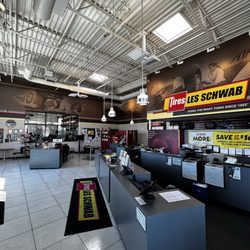 Les Schwab Tire Center - Inside (there is popcorn and drinks available as courtesy)