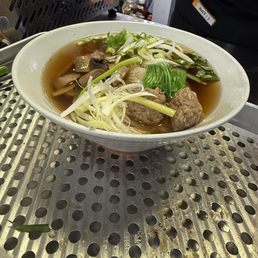 This is the veggie pho also known as the p14 tofu, nothing in it contains beef all veggie