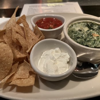 Woodmont Grill - Spinach & Artichoke Dip - New American Near Me - Bethesda, Maryland Woodmont Grill - Spinach & Artichoke Dip - New American Near Me - Bethesda, Maryland
