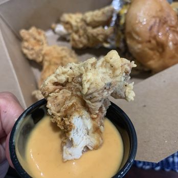 Brgr Shack - Chicken tender needs some seasoning but the sauce was tasty - Burgers Near Me - Escondido, California Brgr Shack - Chicken tender needs some seasoning but the sauce was tasty - Burgers Near Me - Escondido, California