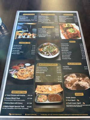 Menu photo 2 Majha Heights Kitchen & Bar Brampton, ON