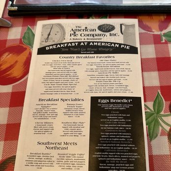 The American Pie Company - Current Menu - Breakfast & Brunch Near Me - Sherman, Connecticut The American Pie Company - Current Menu - Breakfast & Brunch Near Me - Sherman, Connecticut