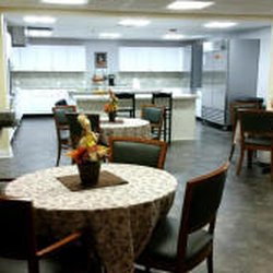 Sugarbush Manor. The kitchen is at the center of this 16 resident location.