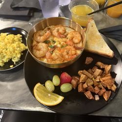 Chance’s Restaurant And Lounge - Shrimp and grits extra side of eggs