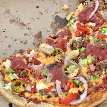 MOD Pizza - This is the Cauliflower Create Your own 11" Pizza!. Very crispy crust! Good flavor. - Pizza Near Me - Temple, Texas MOD Pizza - This is the Cauliflower Create Your own 11" Pizza!. Very crispy crust! Good flavor. - Pizza Near Me - Temple, Texas