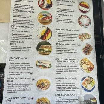 Aca & Fruits - Miami - Menu - Juice Bars & Smoothies Near Me - Miami, Florida