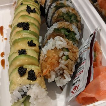 Tori Japan - Green dragon and shrimp tempura roll - Sushi Bars Near Me - Jamaica Plain, Massachusetts Tori Japan - Green dragon and shrimp tempura roll - Sushi Bars Near Me - Jamaica Plain, Massachusetts
